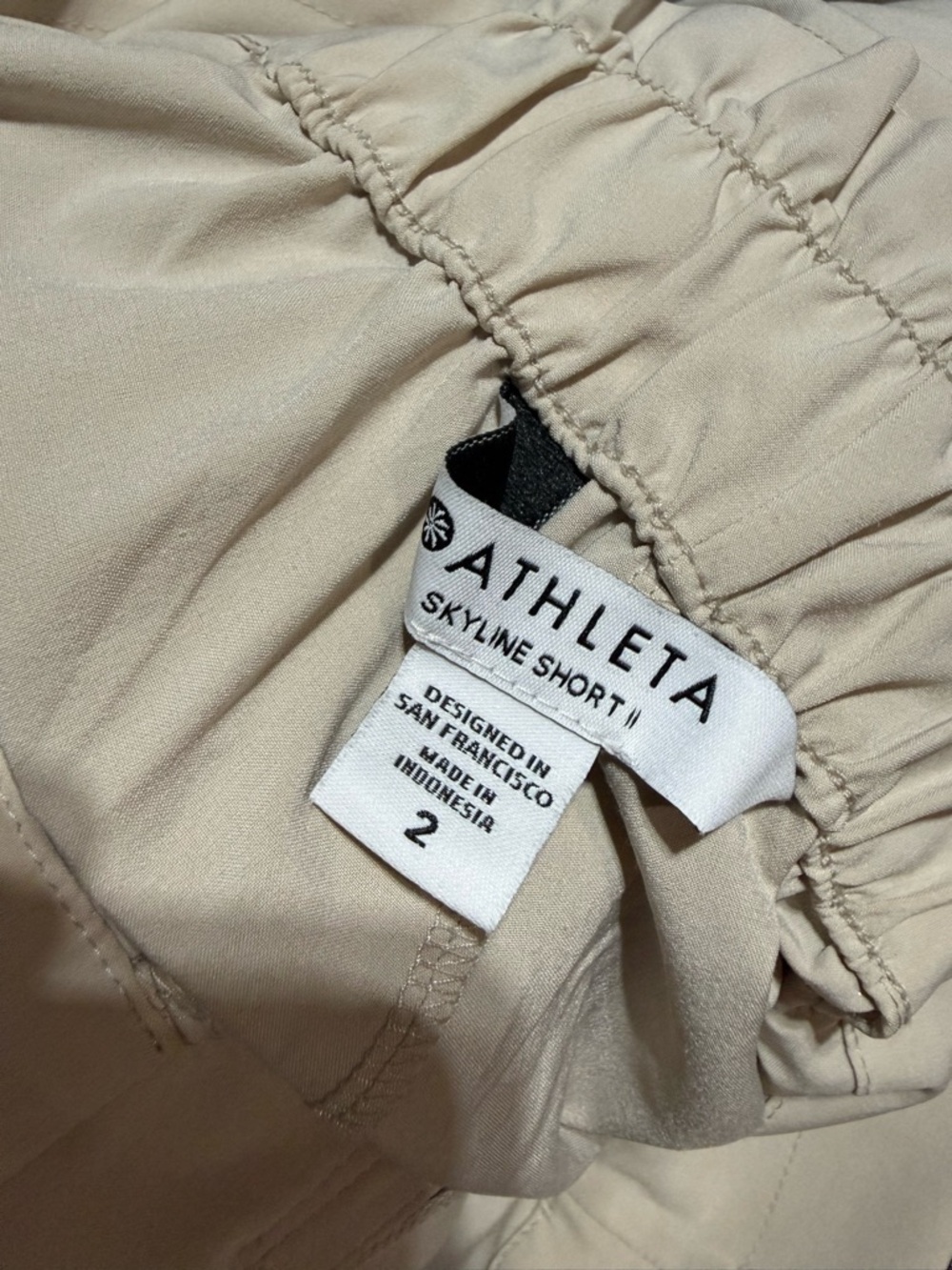 Athleta Skyline II Short Light Gray Size 2 - Picture 7 of 8